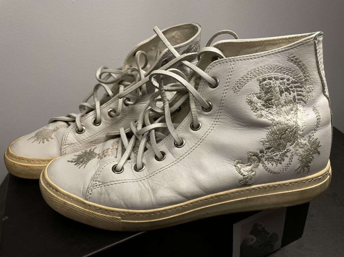 Gucci RARE Gucci Dragon Embroidered sneakers Fall/Winter 2001 Size US 6 / EU 39 - 2 Thumbnail