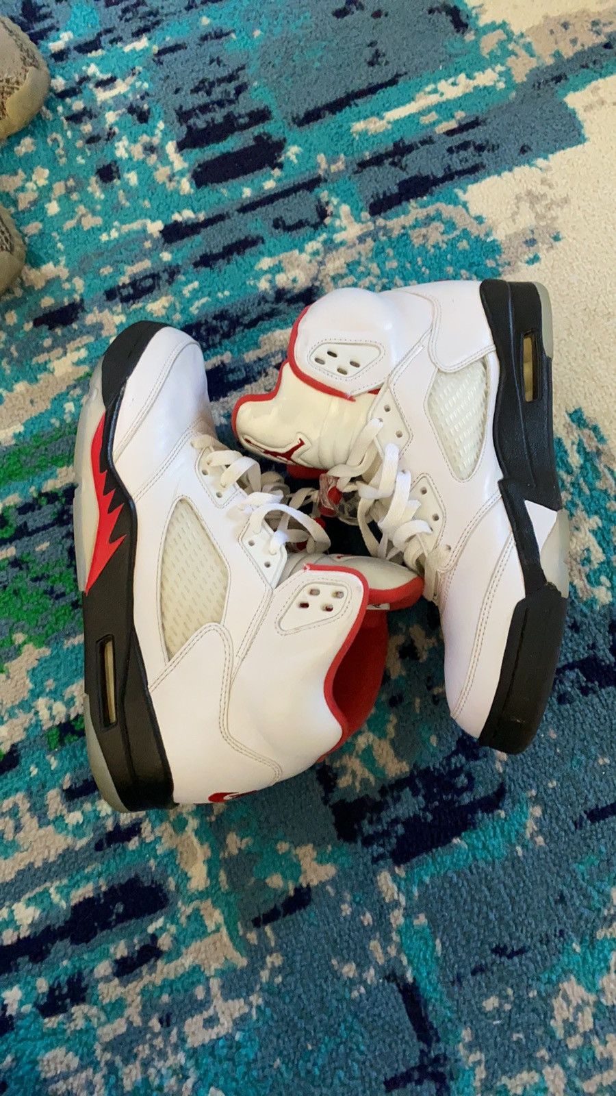 Jordan Brand Air Jordan 5 Retro Fire Red 2020 Size US 10.5 / EU 43-44 - 5 Thumbnail