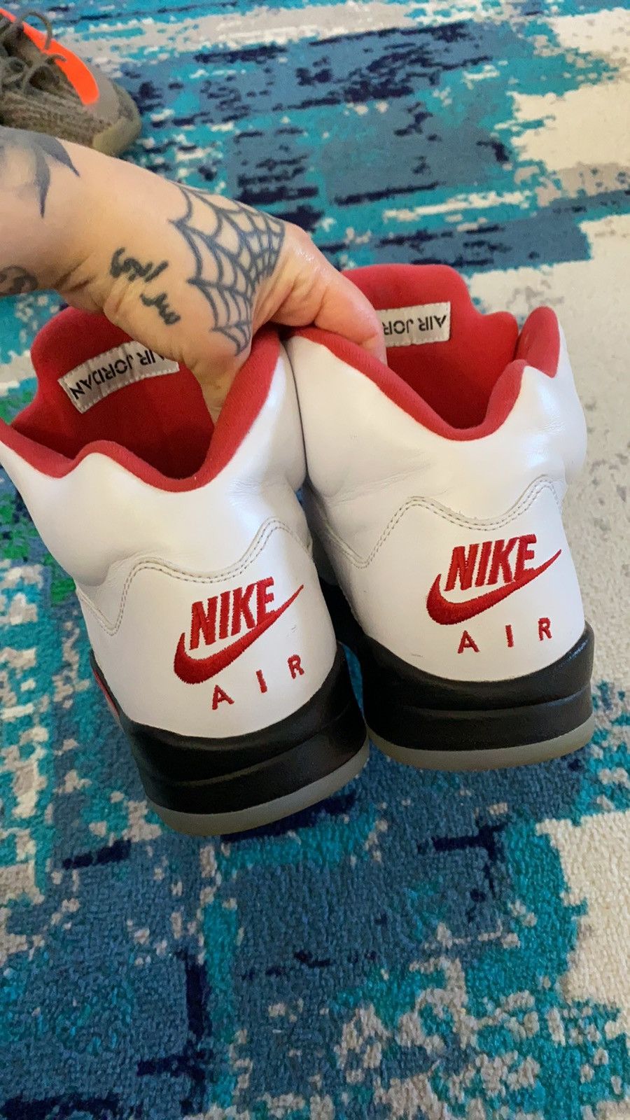 Jordan Brand Air Jordan 5 Retro Fire Red 2020 Size US 10.5 / EU 43-44 - 2 Thumbnail