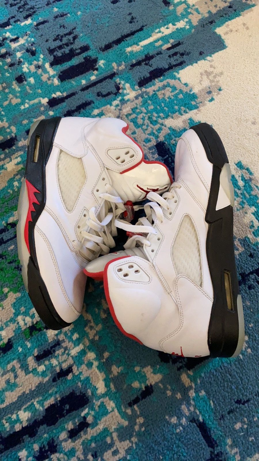 Jordan Brand Air Jordan 5 Retro Fire Red 2020 Size US 10.5 / EU 43-44 - 4 Thumbnail
