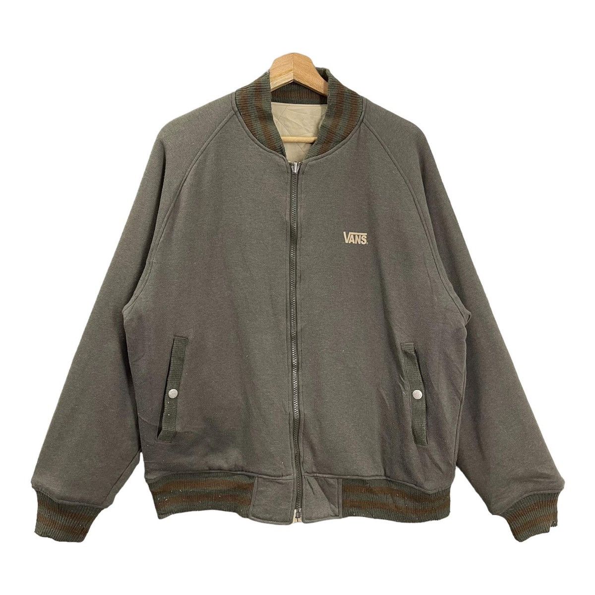 Japanese Brand × Van × Vintage Vintage Vans Reversible Jacket Size M Size US M / EU 48-50 / 2 - 6 Thumbnail