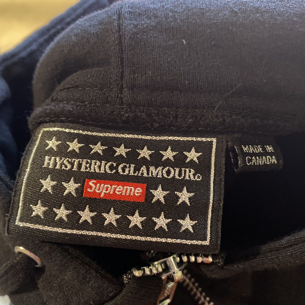 Hysteric Glamour × Supreme Supreme Hysteric Glamour AW2017 Patches Zip Up Hoodie Size US S / EU 44-46 / 1 - 6 Thumbnail