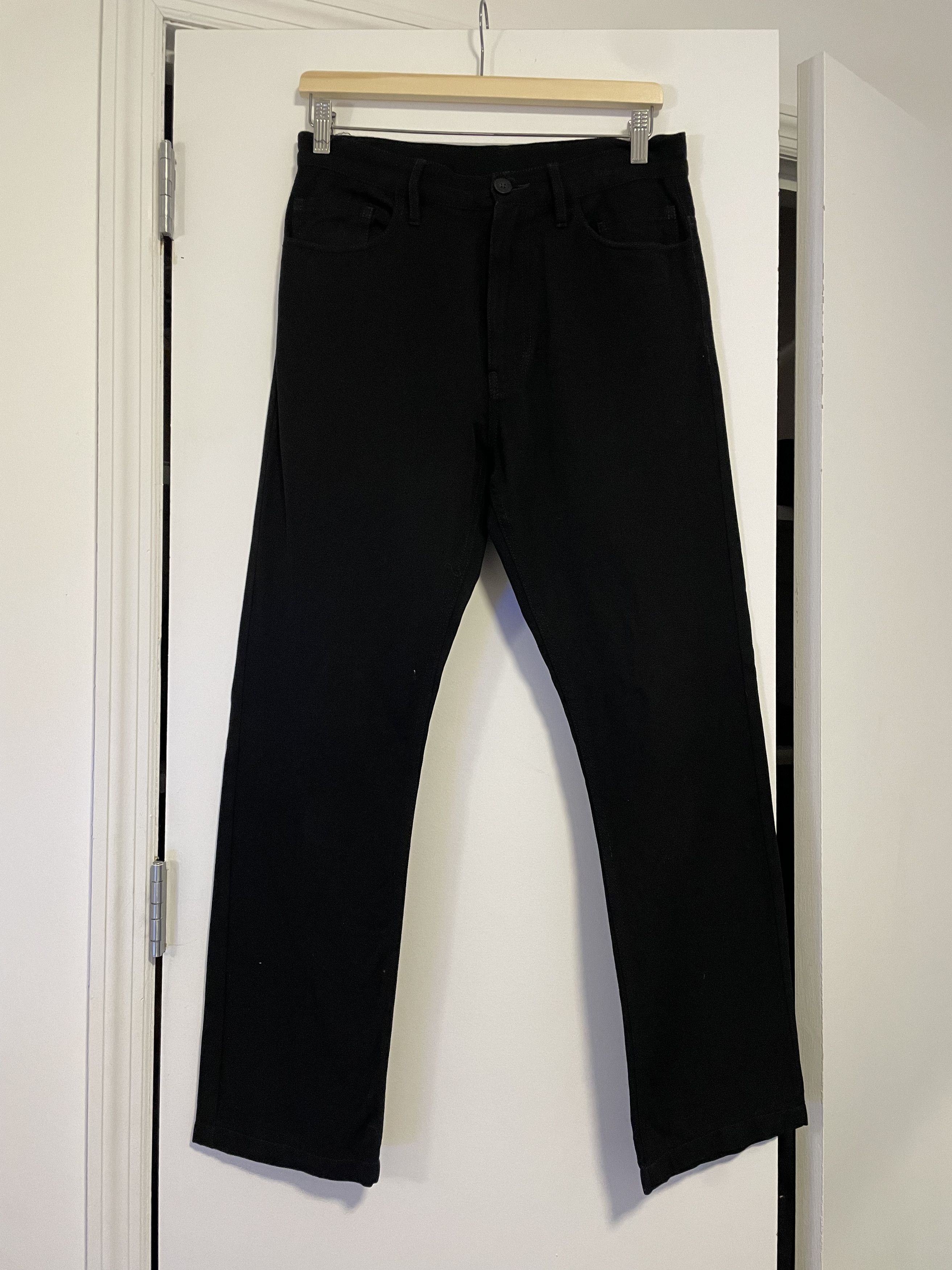 image of Ann Demeulemeester Black Pants, Men's (Size 30)