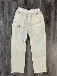 Jordan Brand Off White Woven Pants | Grailed