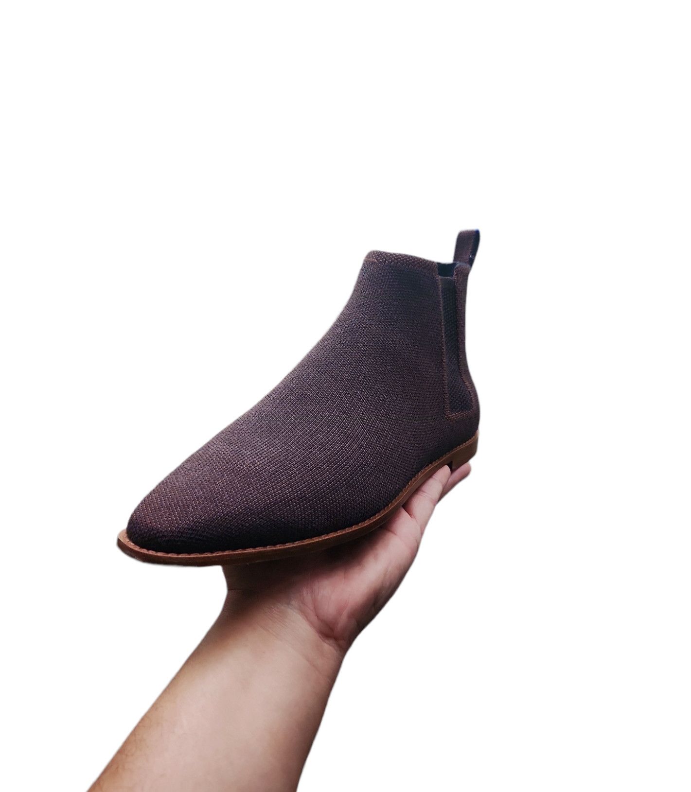 Rothy's Merino Ankle Boots SZ Wool Cocoa Brown