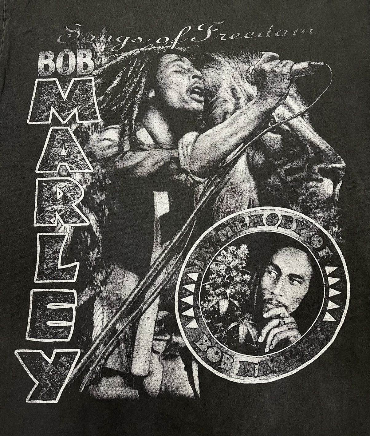Band Tees × Bob Marley × Vintage BOB MARLEY T Shirt Size US L / EU 52-54 / 3 - 5 Thumbnail