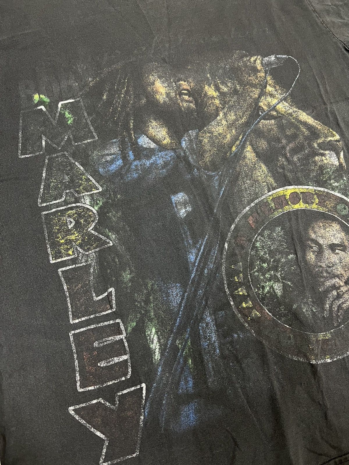 Band Tees × Bob Marley × Vintage BOB MARLEY T Shirt Size US L / EU 52-54 / 3 - 4 Thumbnail