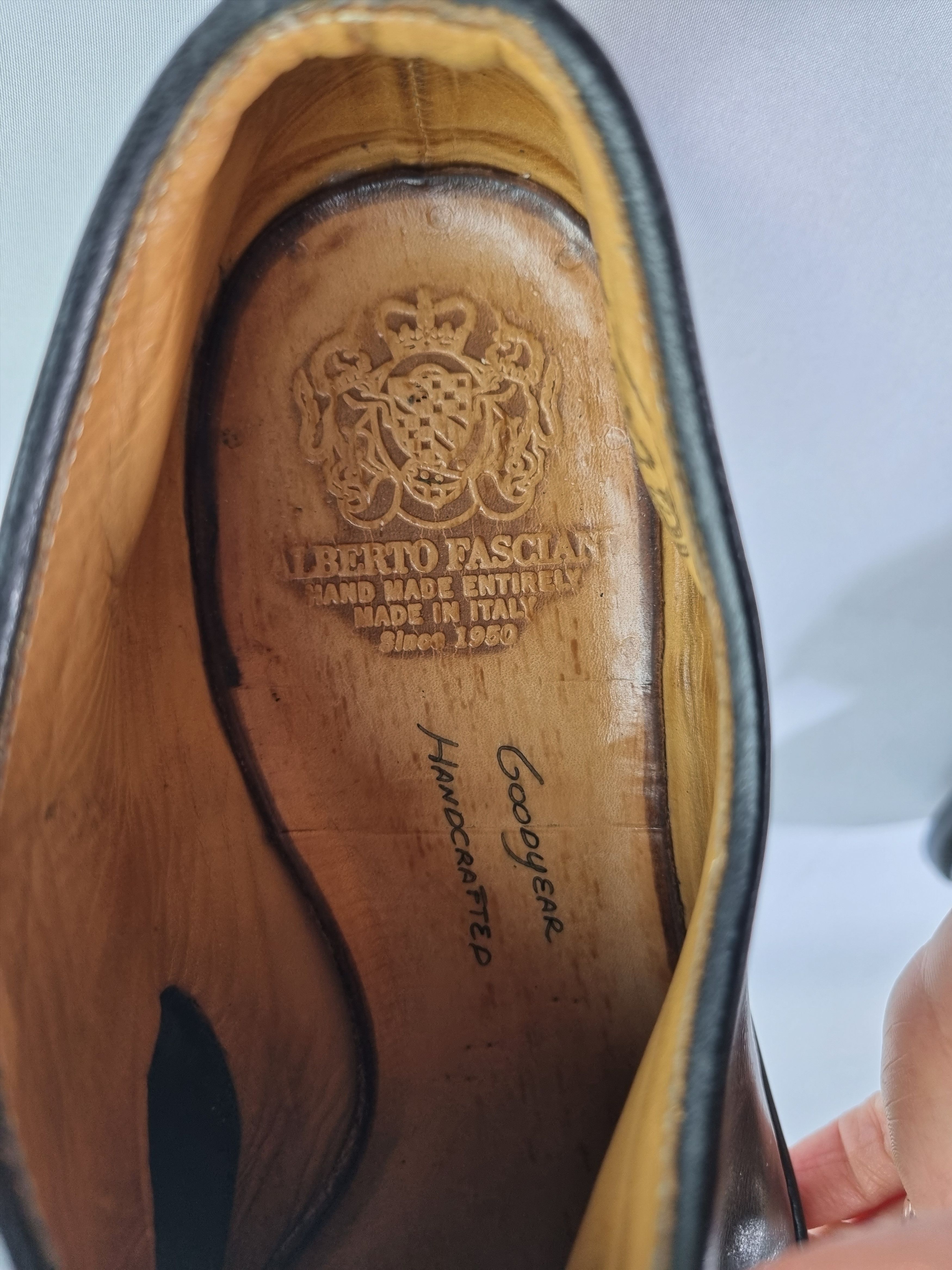 Alberto Fasciani × Seditionaries Alberto Fasciani Italian Hand Made Entirely Leather Shoes Size US 8 / EU 41 - 11 Thumbnail