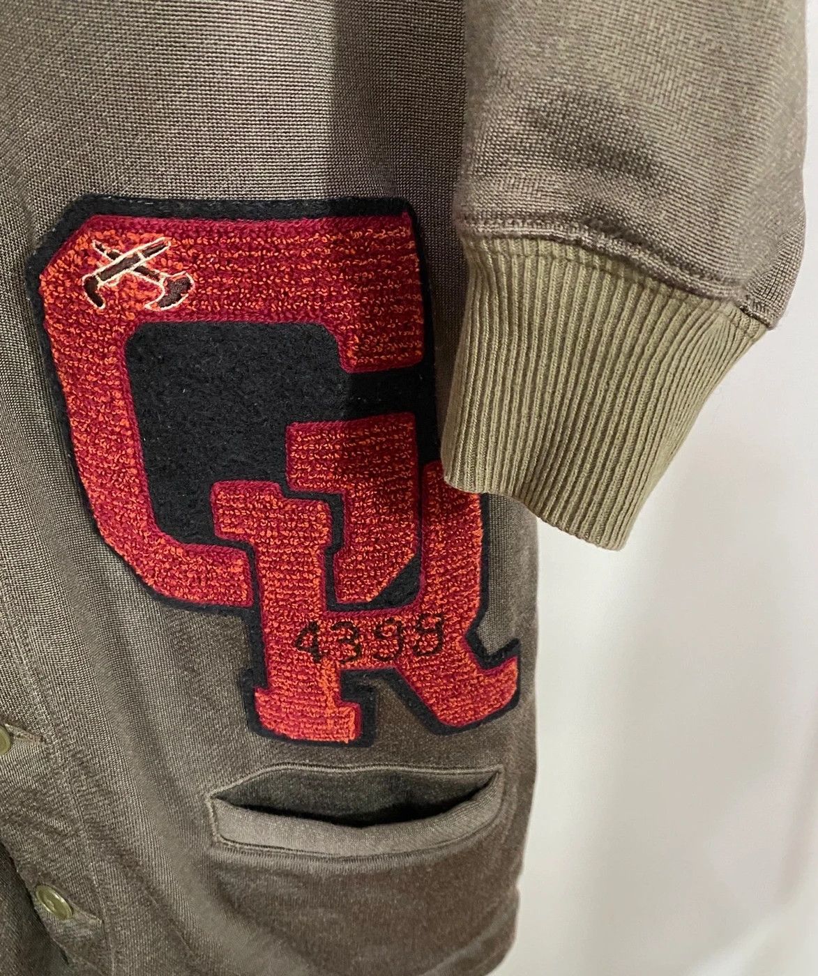 Kapital Kapital Japan Taupe/Crimson Cardigan Size US M / EU 48-50 / 2 - 6 Thumbnail