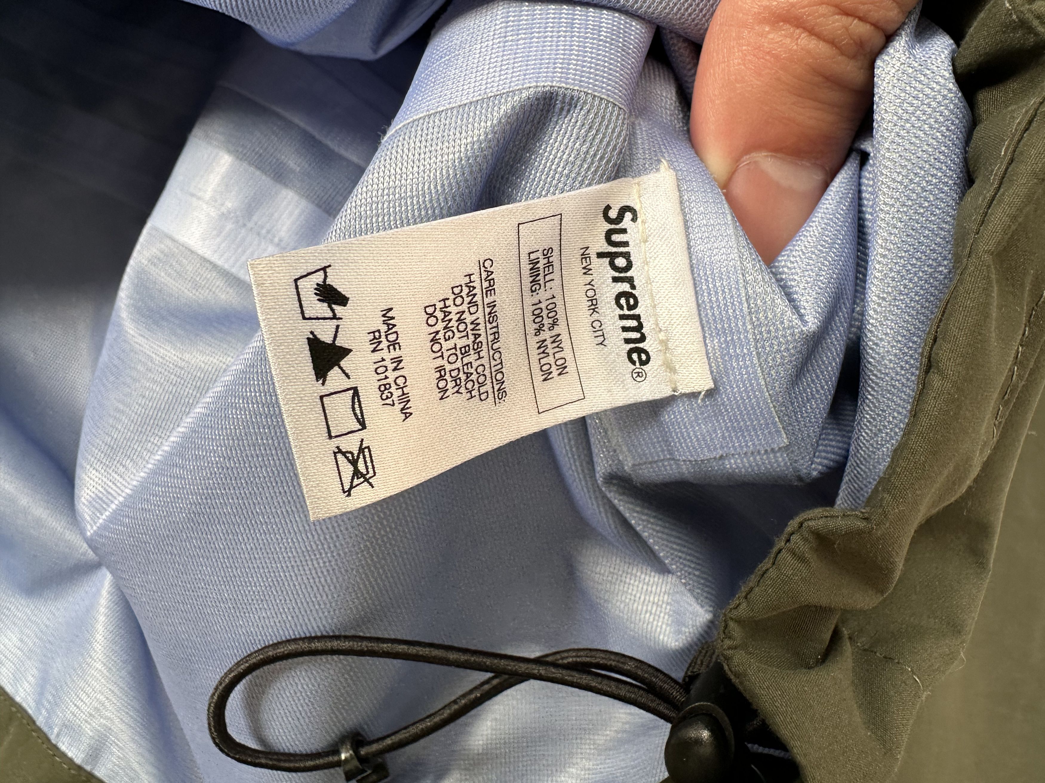 Supreme Supreme Taped Seam Pullover Olive Medium F/W 15 Size US M / EU 48-50 / 2 - 2 Thumbnail