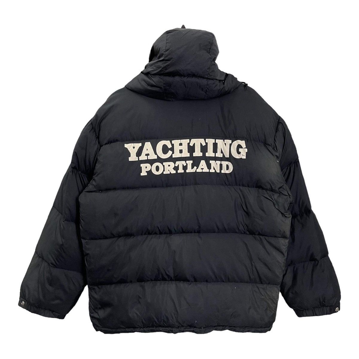 image of Vintage Yachting Portland Puffer Jacket Size M in Black, Men's