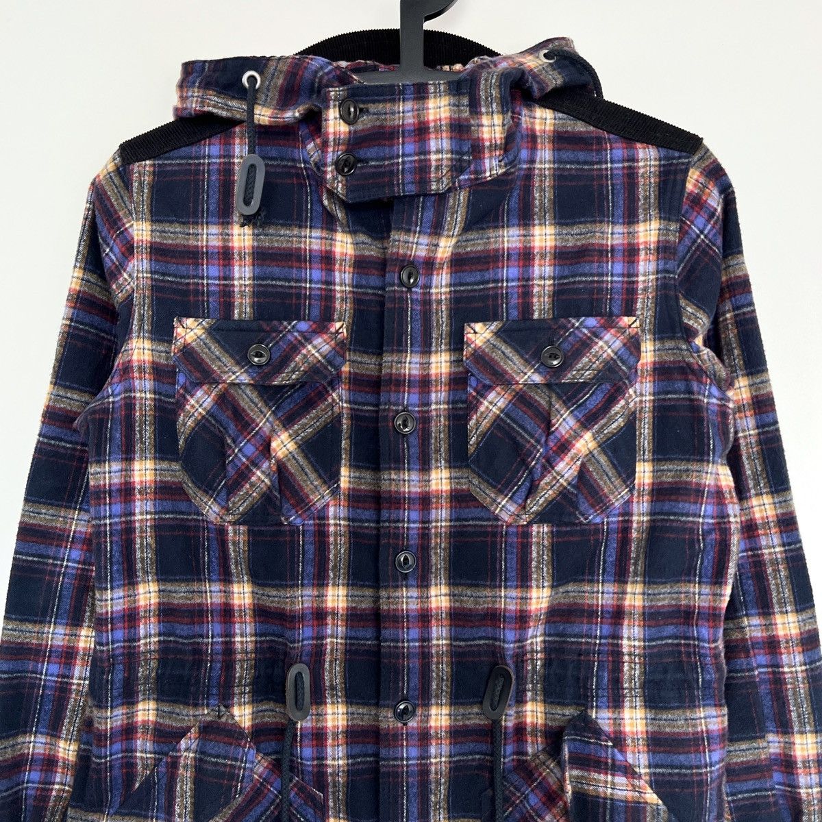 Comme des Garcons Junya Watanabe Check Print 4-Pocket Mods Coat Size US M / EU 48-50 / 2 - 2 Thumbnail