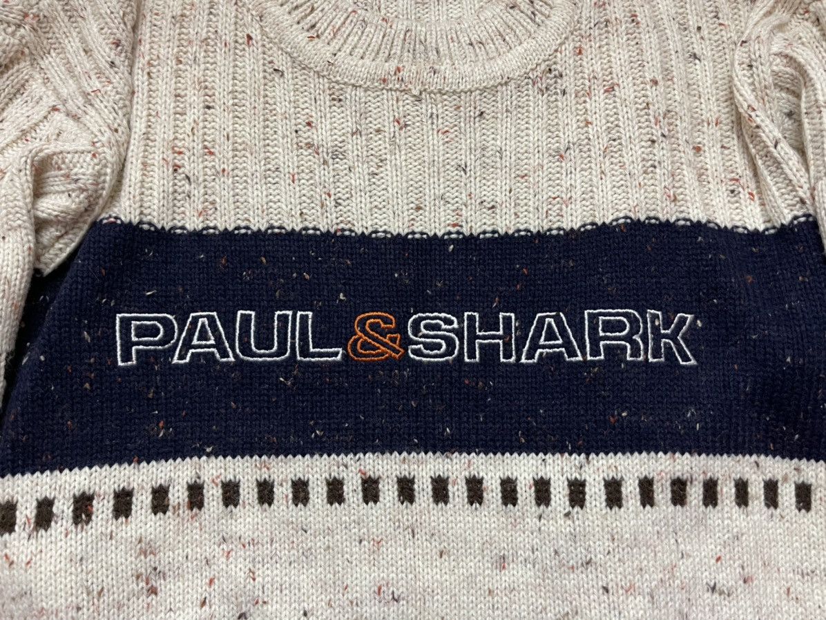 Paul & Shark × Vintage Paul & Shark vintage big logo wool sweater Size US L / EU 52-54 / 3 - 2 Thumbnail