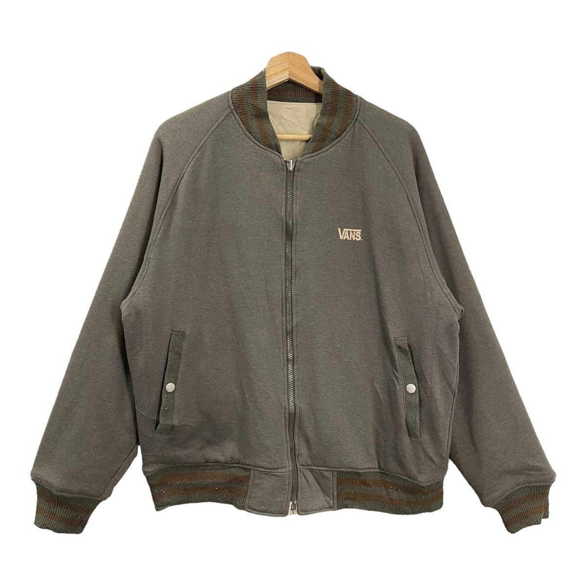 Vans Vintage Vans Of The Wall Reversible Jacket Size M Size US M / EU 48-50 / 2 - 1 Thumbnail