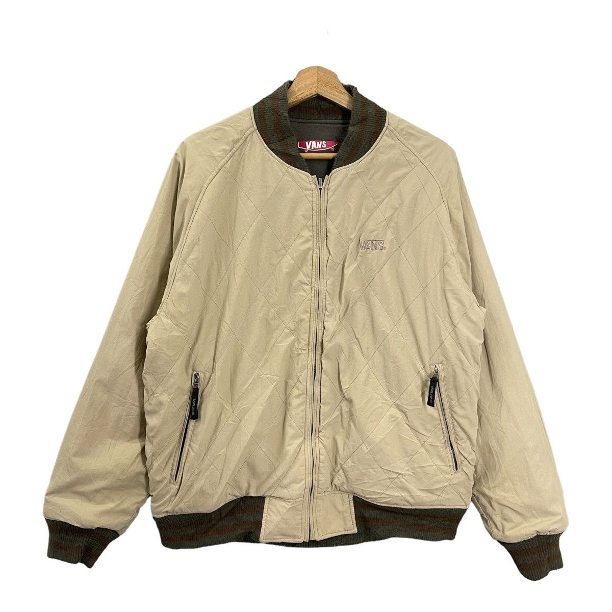 Vans Vintage Vans Of The Wall Reversible Jacket Size M Size US M / EU 48-50 / 2 - 7 Thumbnail
