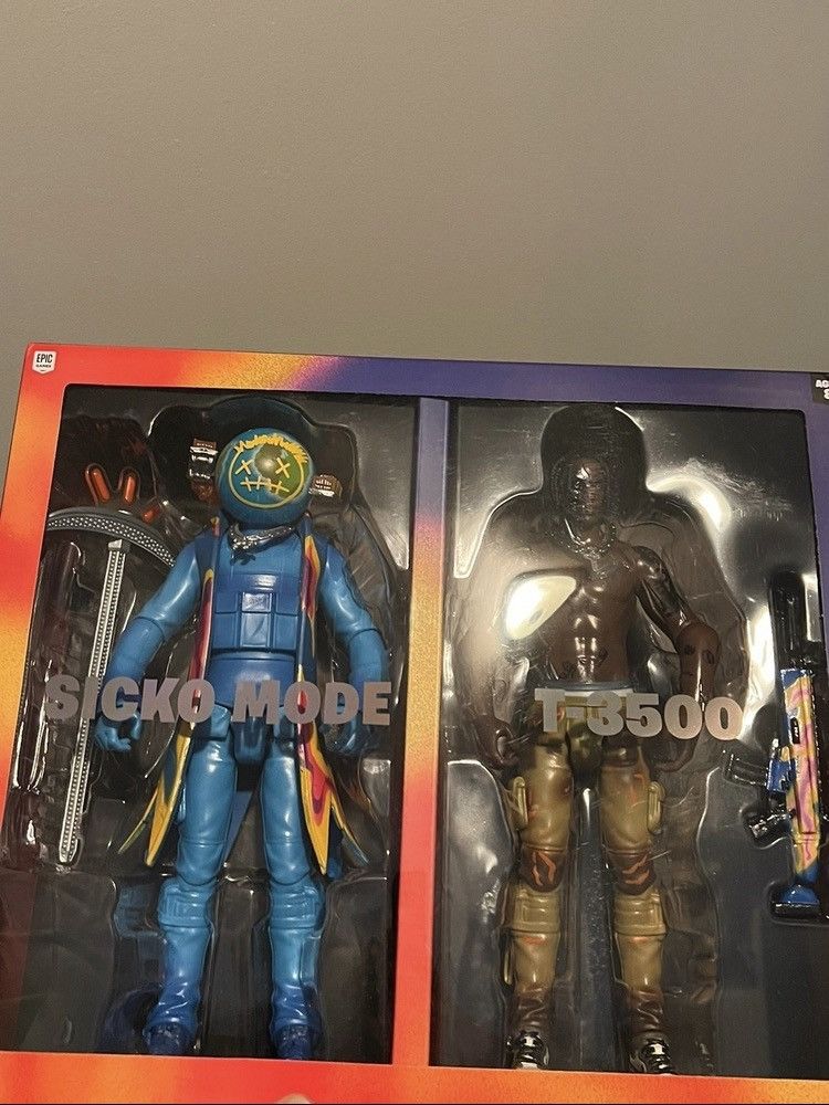 Travis Scott Cactus Jack Fortnite 12 Action Figure Duo Set - US