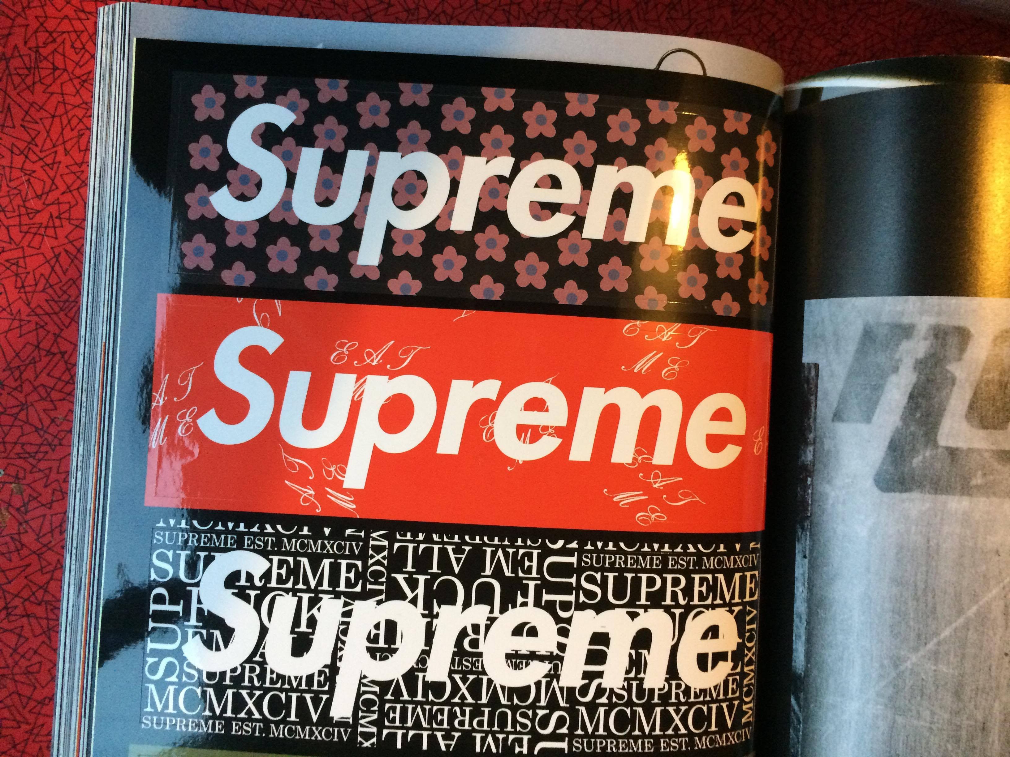 Supreme Sense Magazine 2015 (Supreme Stickers) | Grailed