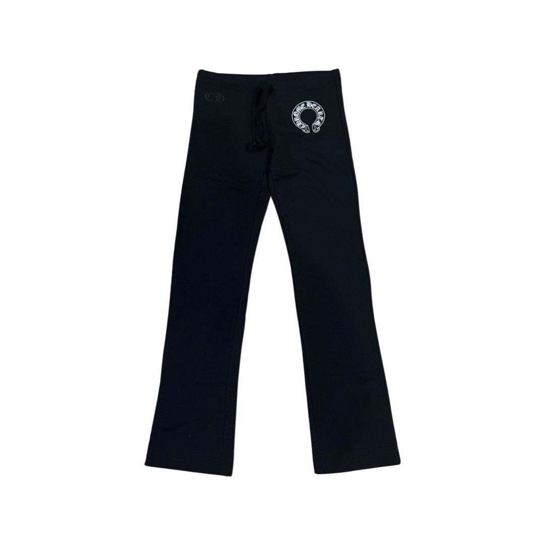 image of Chrome Hearts Horseshoe Sweatpants in Black, Men's (Size 30)