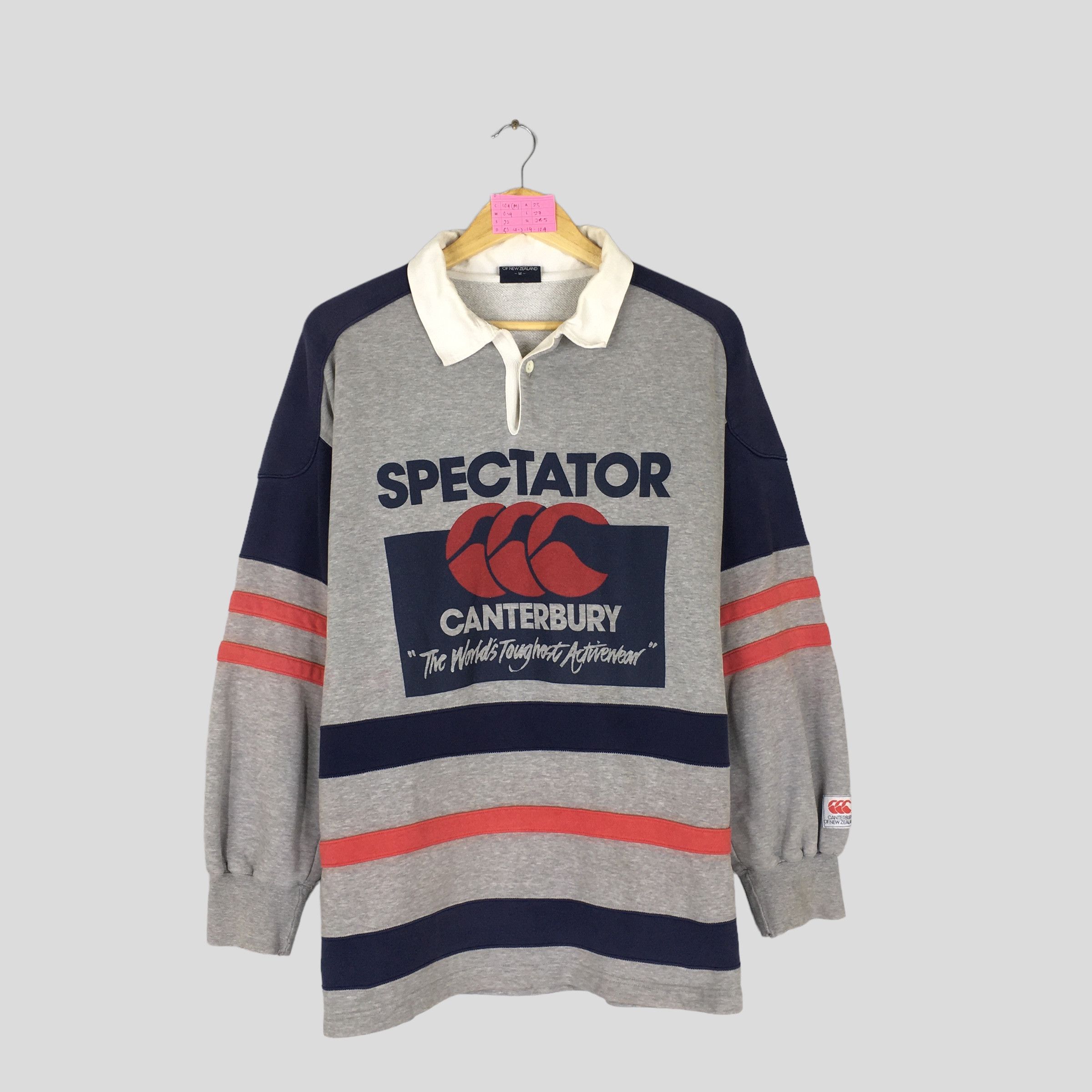 Maillot De Rugby Vintage Pontypridd – Canterbury – Années 90 – Taille L – Écosse