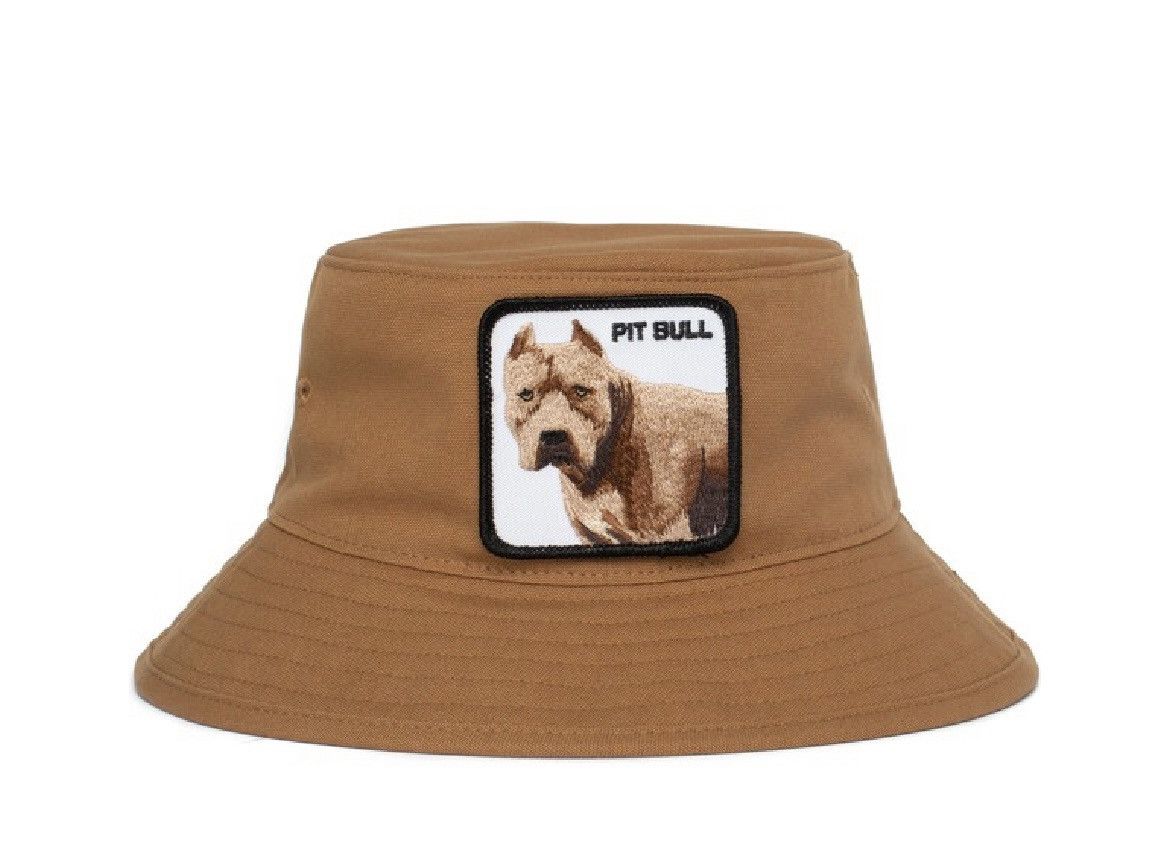 Goorin Bros. Pitbull Dog Misunderstood Brown Bucket Hat