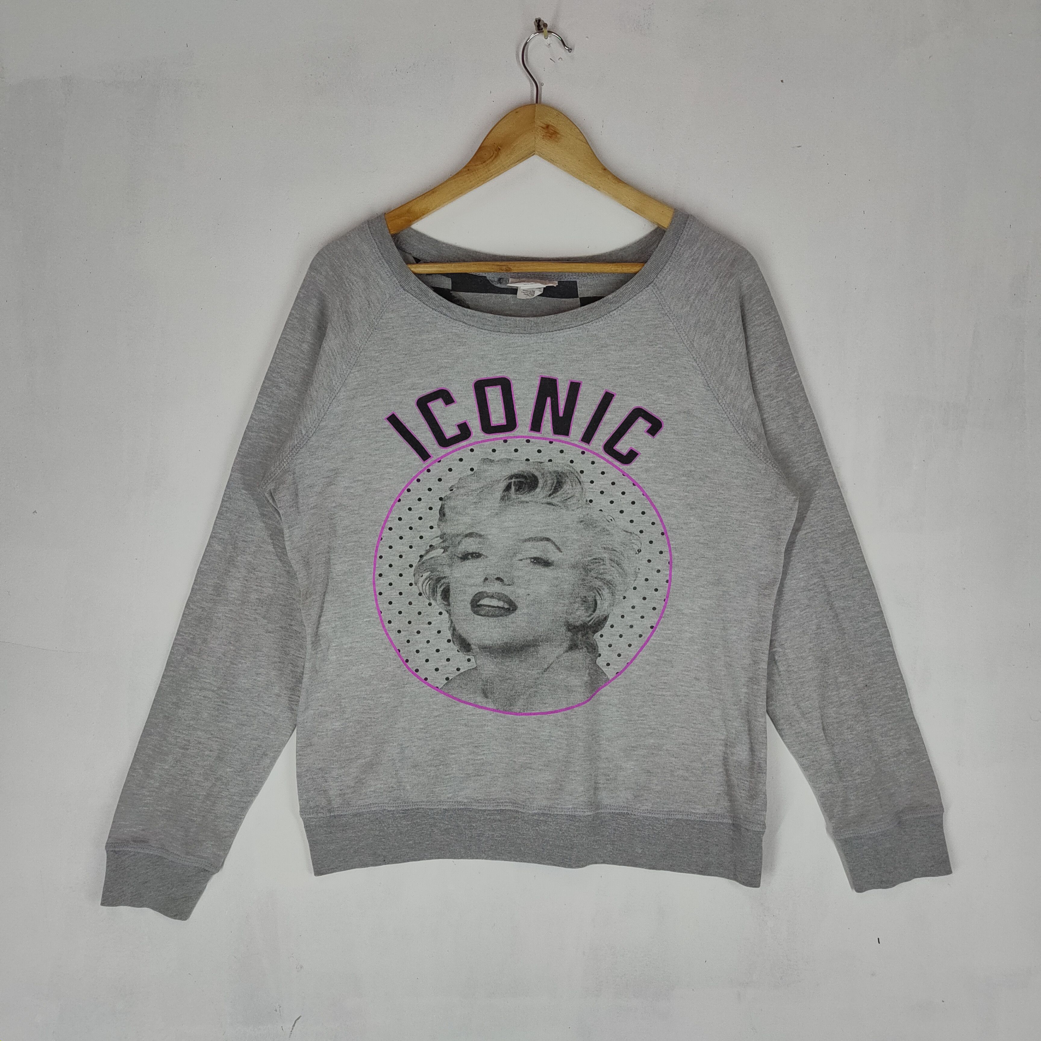 Other MARILYN MONROE REVERSIBLE Full Print Lightweight Sweatshirt Size US L / EU 52-54 / 3 - 2 Thumbnail
