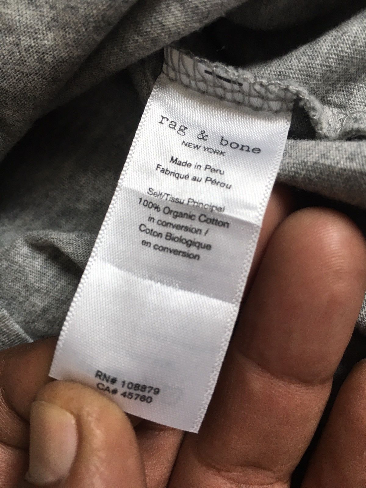 Rag & Bone RAG & BONE LONG SLEEVE PLAIN TEE Size US M / EU 48-50 / 2 - 7 Thumbnail