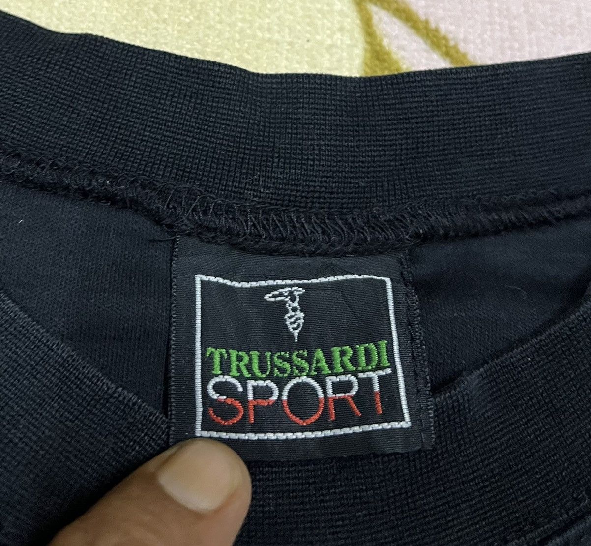 Trussardi TRUSSARDI SPORT Big Logo Swearshirts Size US L / EU 52-54 / 3 - 6 Thumbnail
