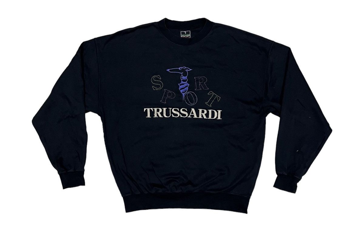 Trussardi TRUSSARDI SPORT Big Logo Swearshirts Size US L / EU 52-54 / 3 - 1 Thumbnail