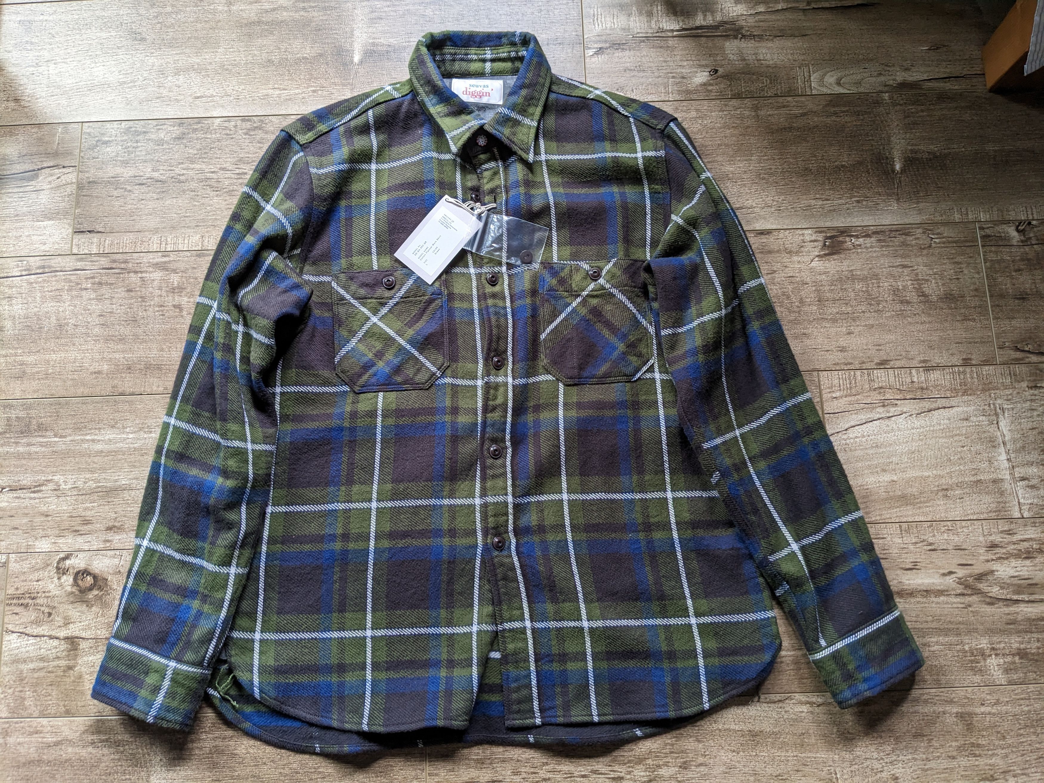 Seuvas Heavy Winter Flannel Shirt - Lemon Haze