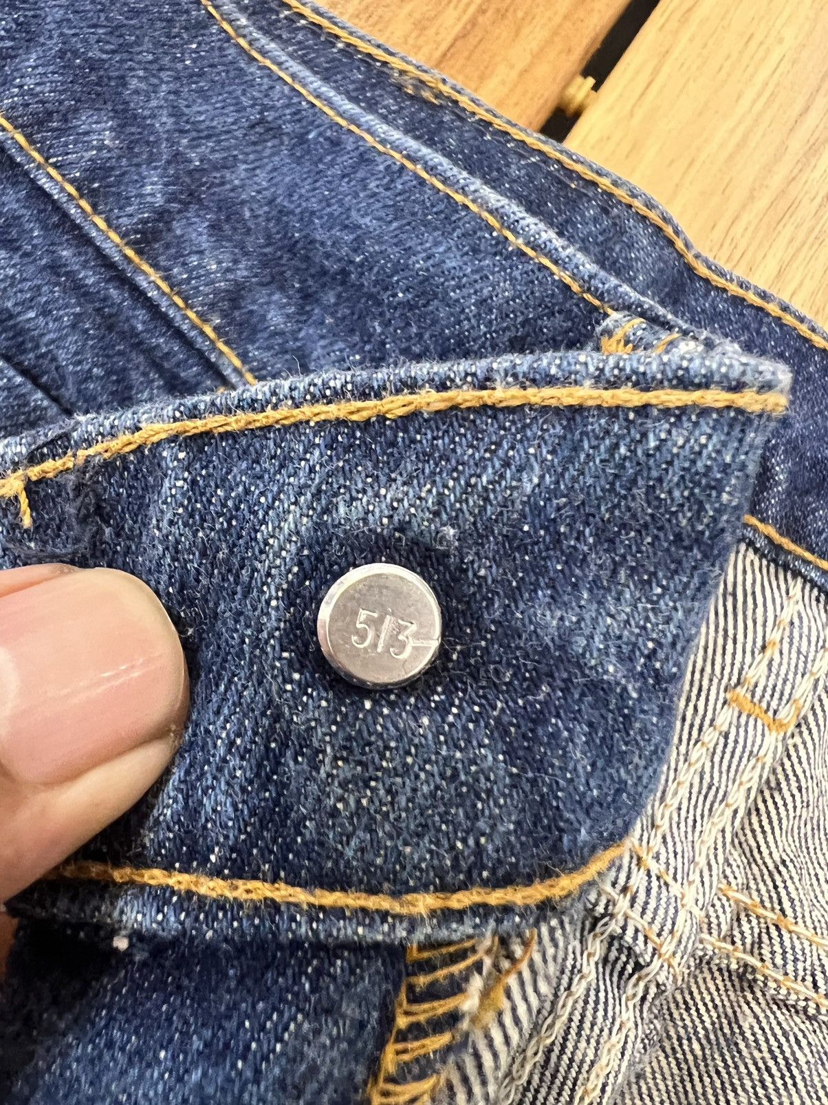 Levi's Levis 505 Button 513 Made in Usa Denim Jeans Size US 30 / EU 46 - 6 Thumbnail