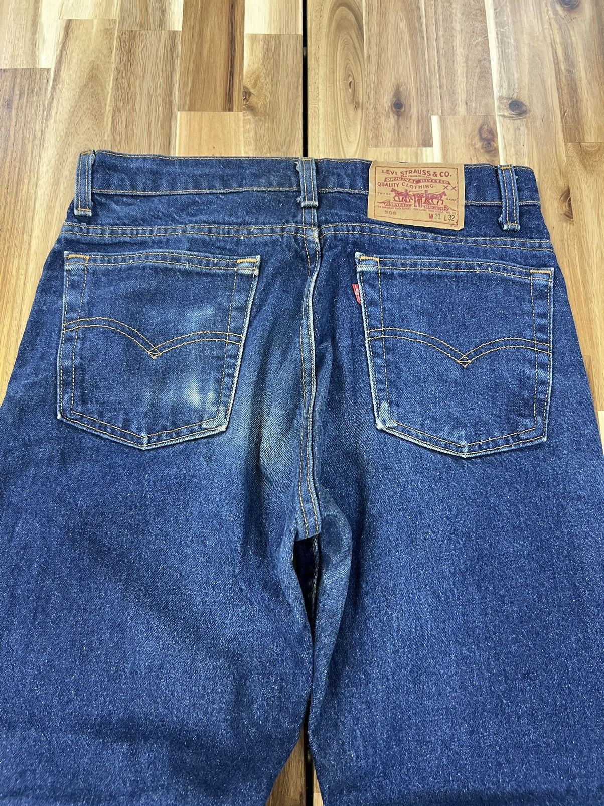 Levi's Levis 505 Button 513 Made in Usa Denim Jeans Size US 30 / EU 46 - 7 Thumbnail