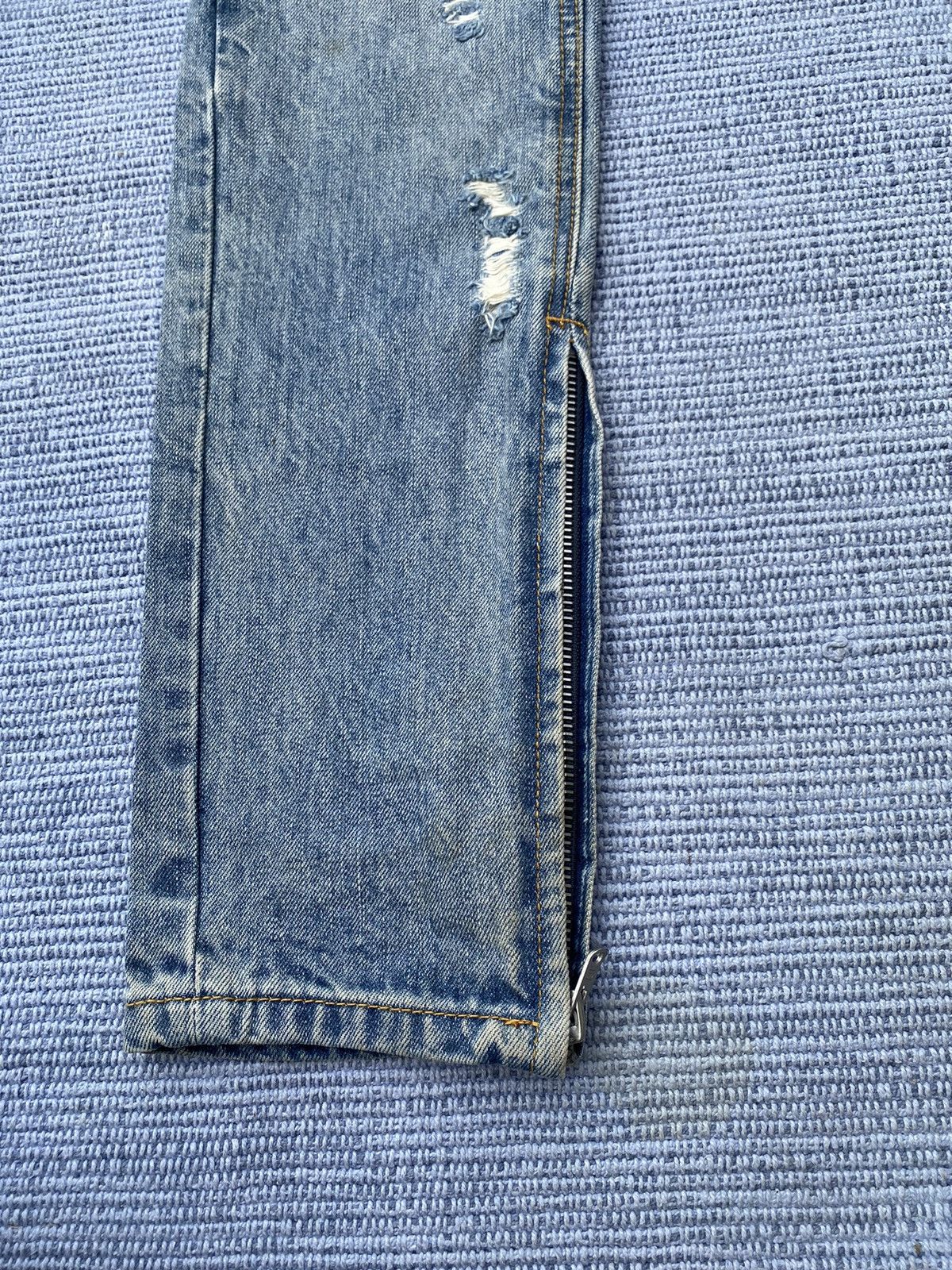 Japanese Brand ripped jeans by mnml Size US 30 / EU 46 - 5 Thumbnail