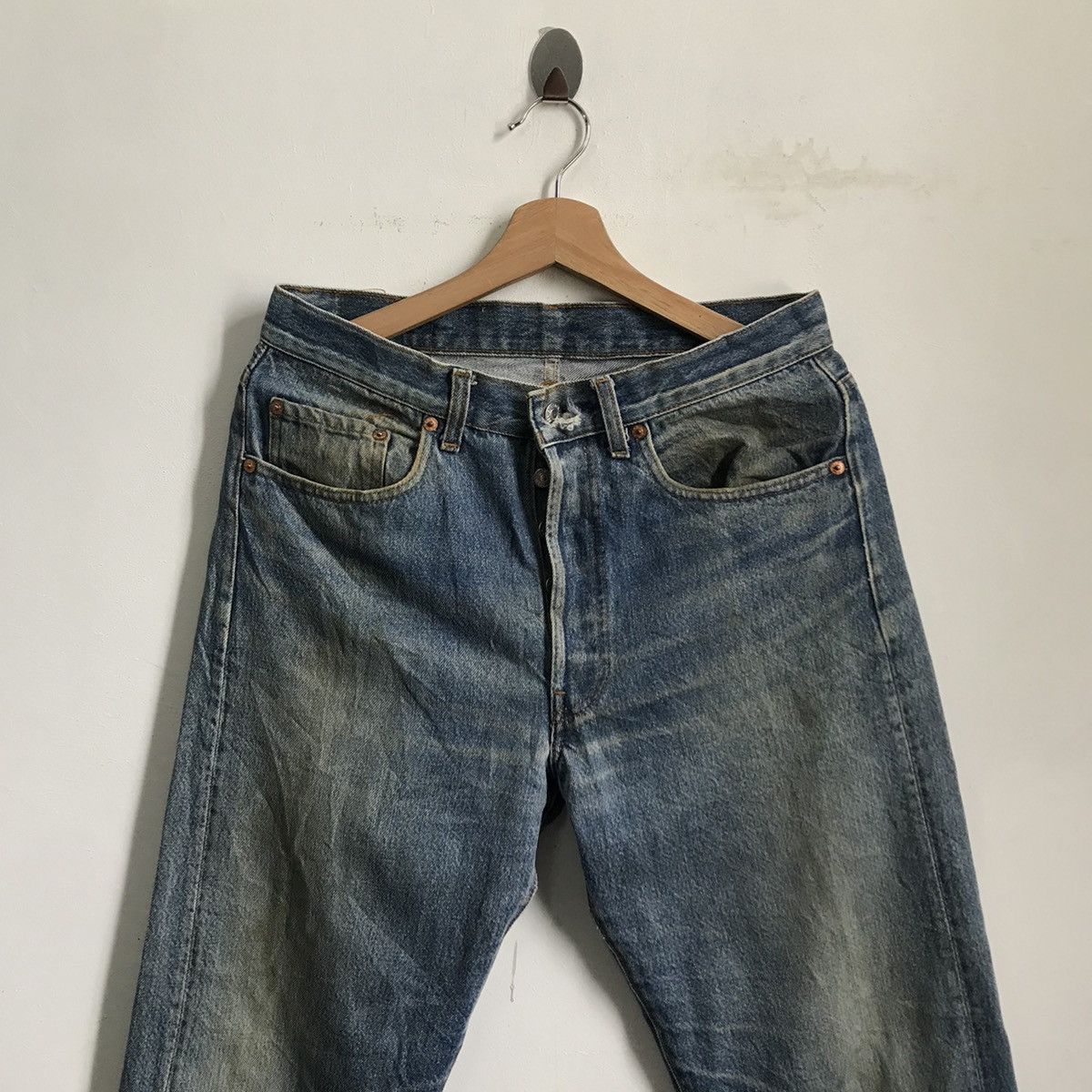 Levi's Levis 501xx Distressed Jeans Denim Size US 31 - 3 Thumbnail