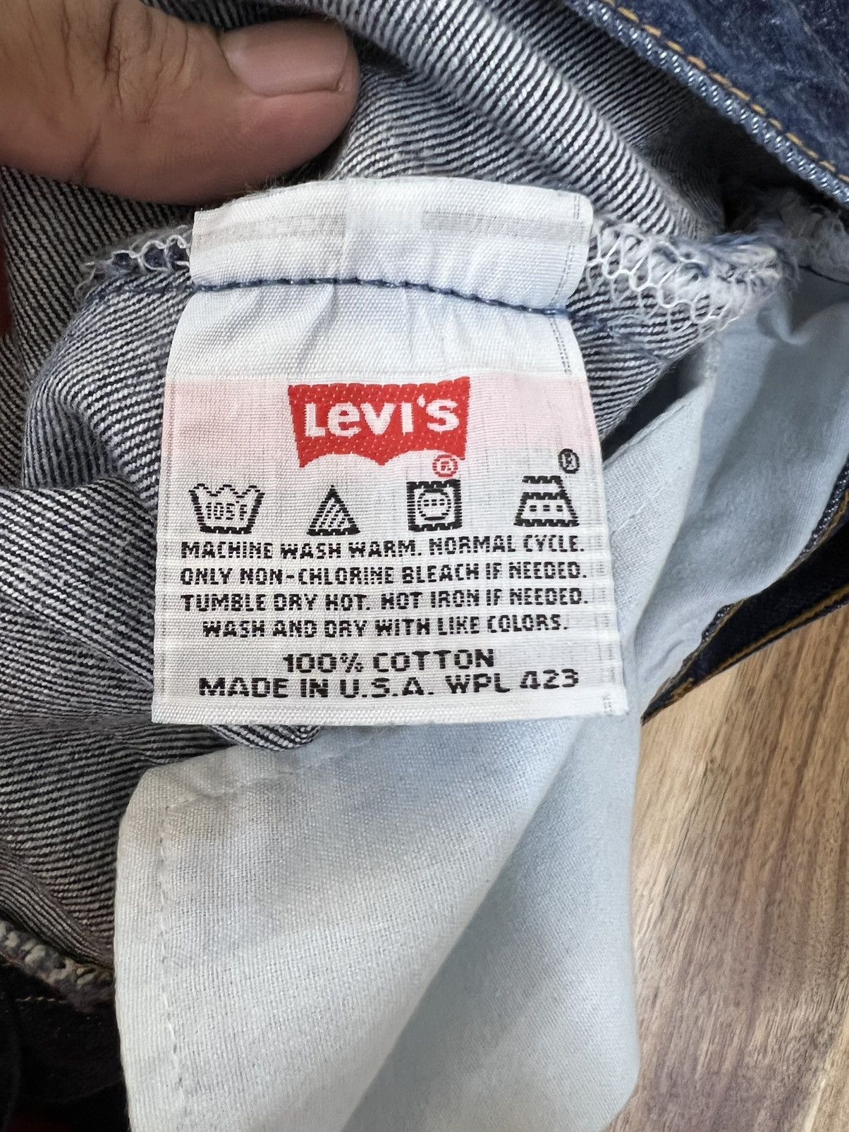 Levi's Levis 501 Button 524 Made in Usa Denim Jeans Size US 27 - 10 Thumbnail
