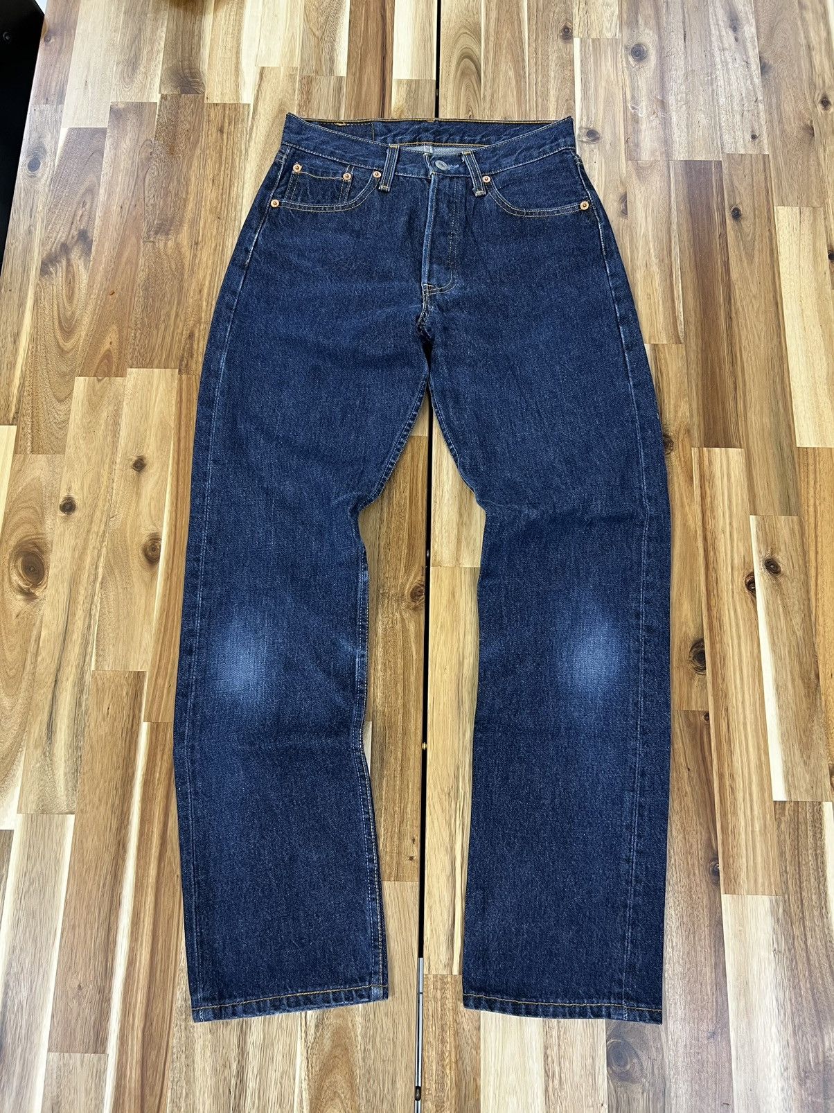 Levi's Levis 501 Button 524 Made in Usa Denim Jeans Size US 27 - 1 Thumbnail