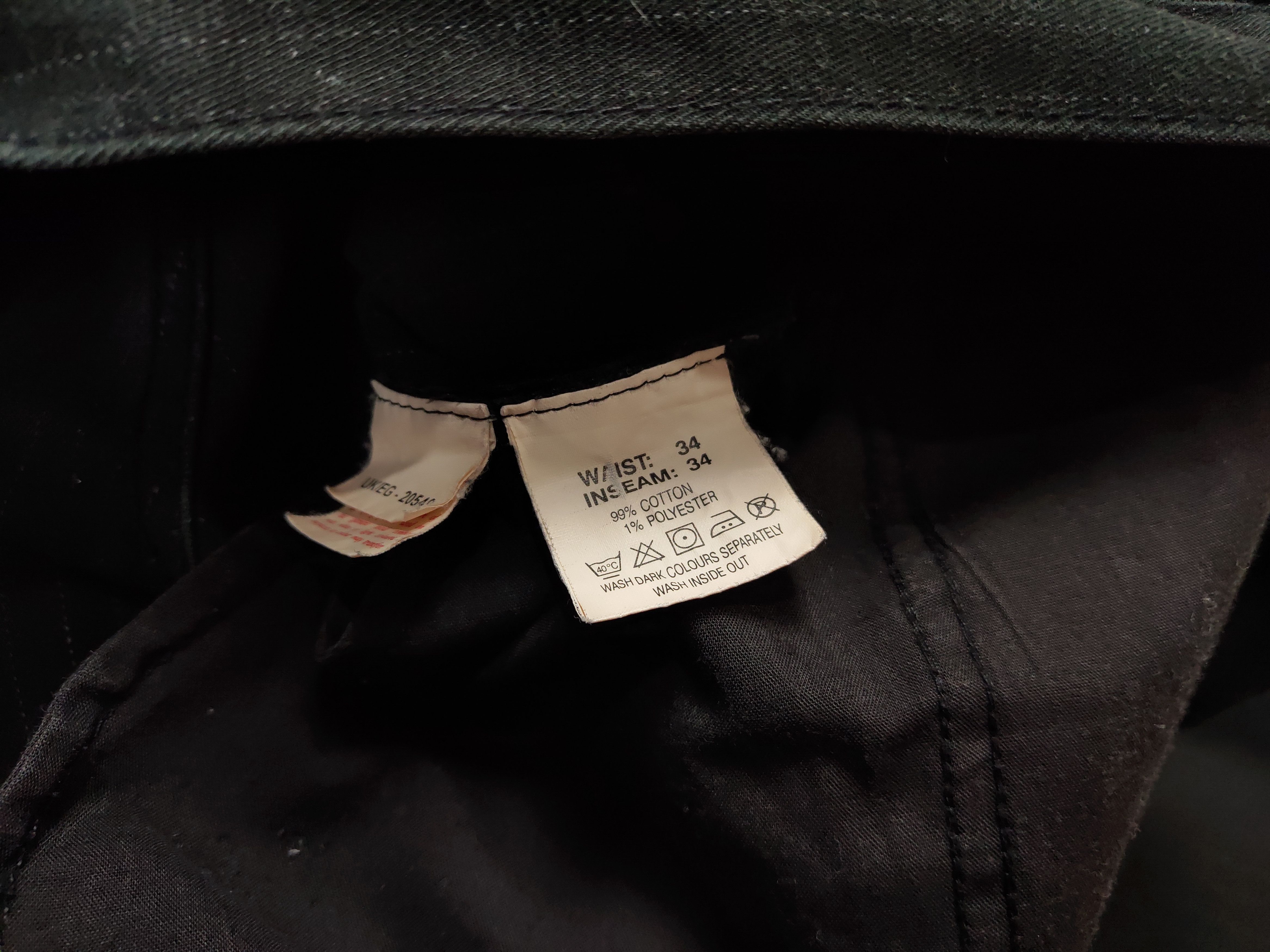 Vintage Vintage Yves Saint Laurent Striped Chino Pants Big Logo YSL Size US 34 / EU 50 - 21 Thumbnail