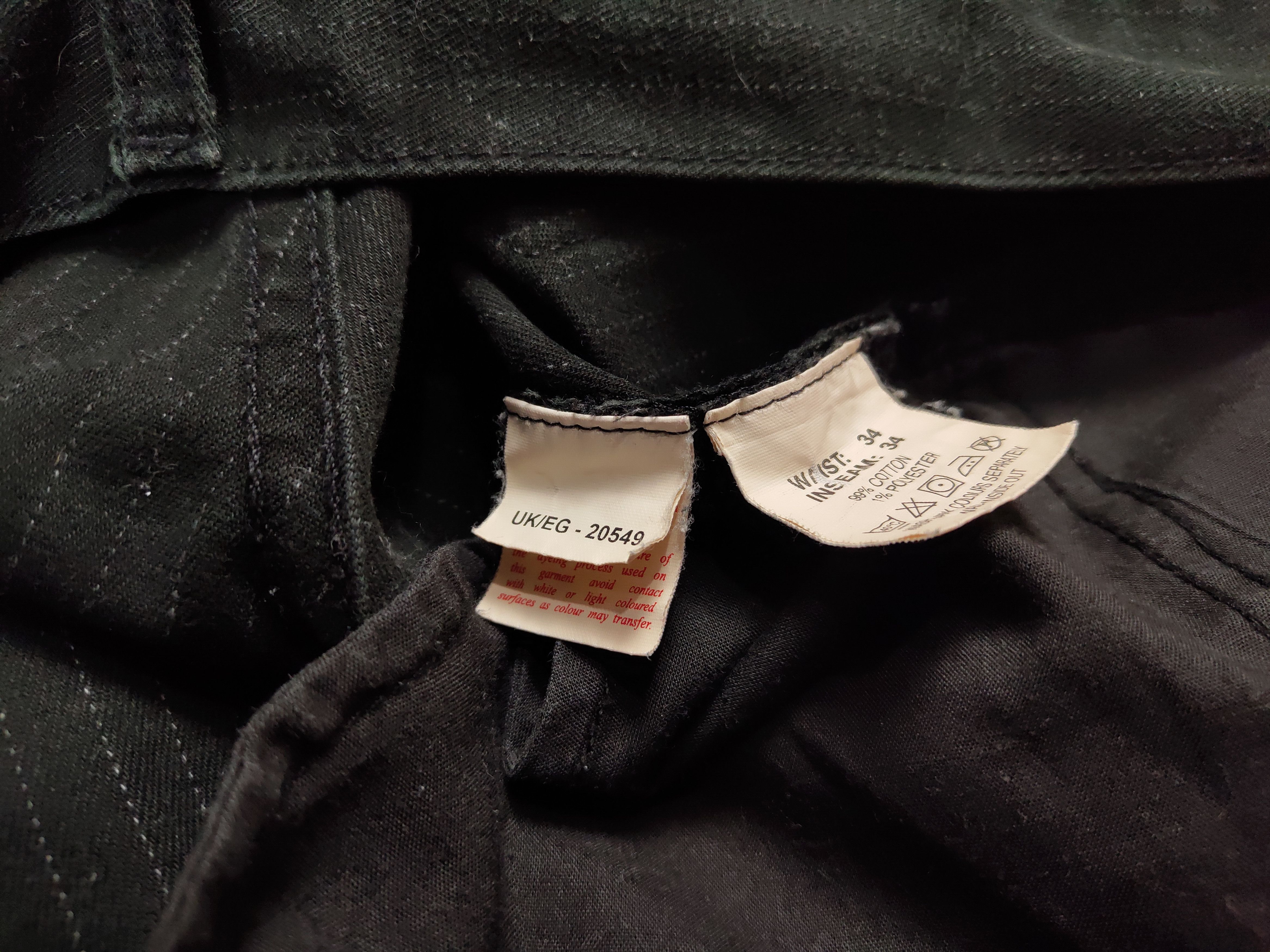 Vintage Vintage Yves Saint Laurent Striped Chino Pants Big Logo YSL Size US 34 / EU 50 - 22 Preview