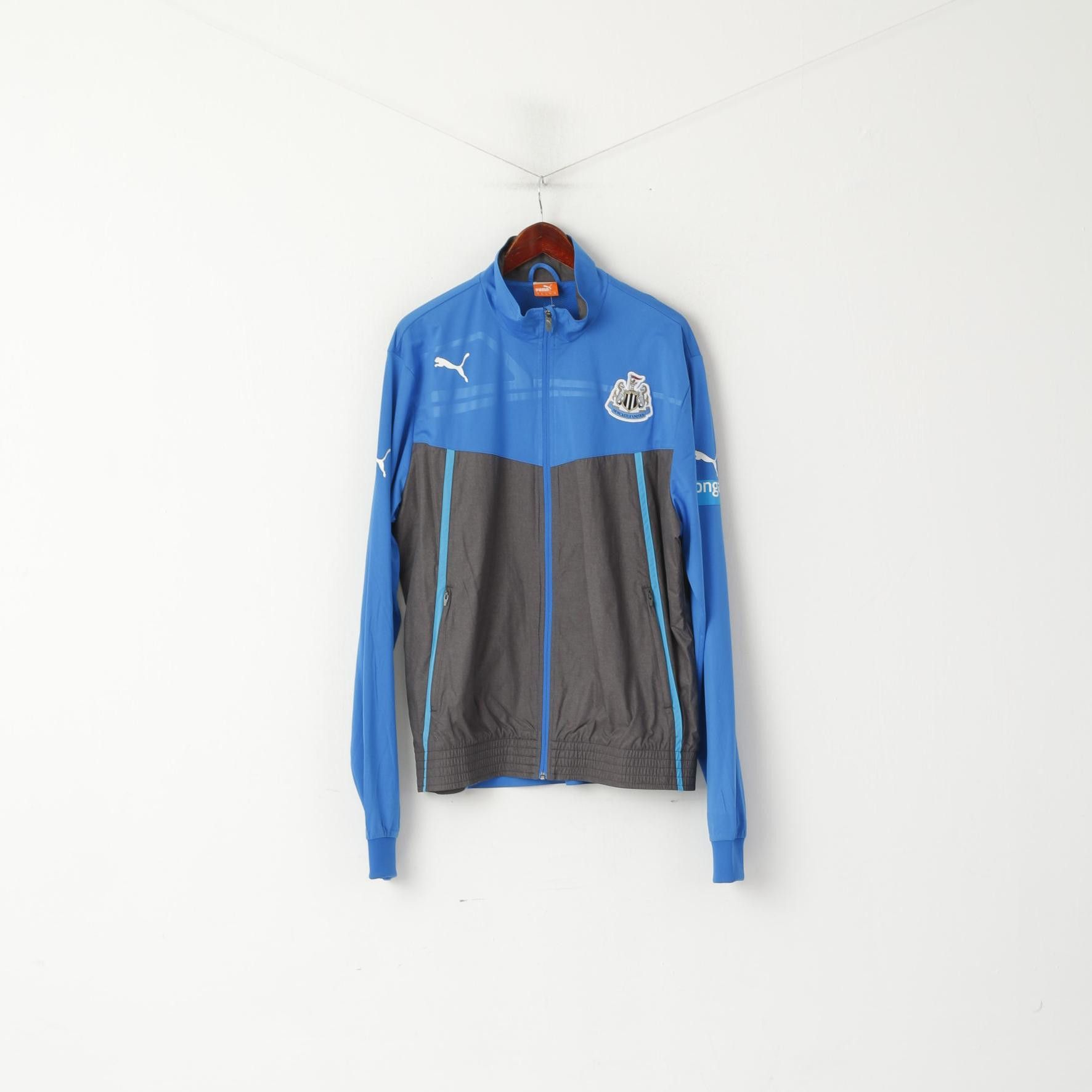 Puma Puma Men XL Jacket Blue Newcastle United Football 1286 Size US XL / EU 56 / 4 - 2 Thumbnail