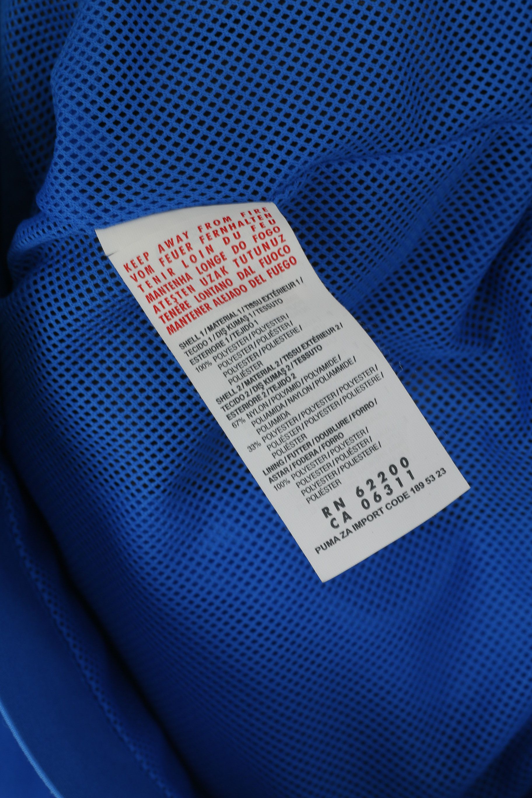 Puma Puma Men XL Jacket Blue Newcastle United Football 1286 Size US XL / EU 56 / 4 - 7 Thumbnail