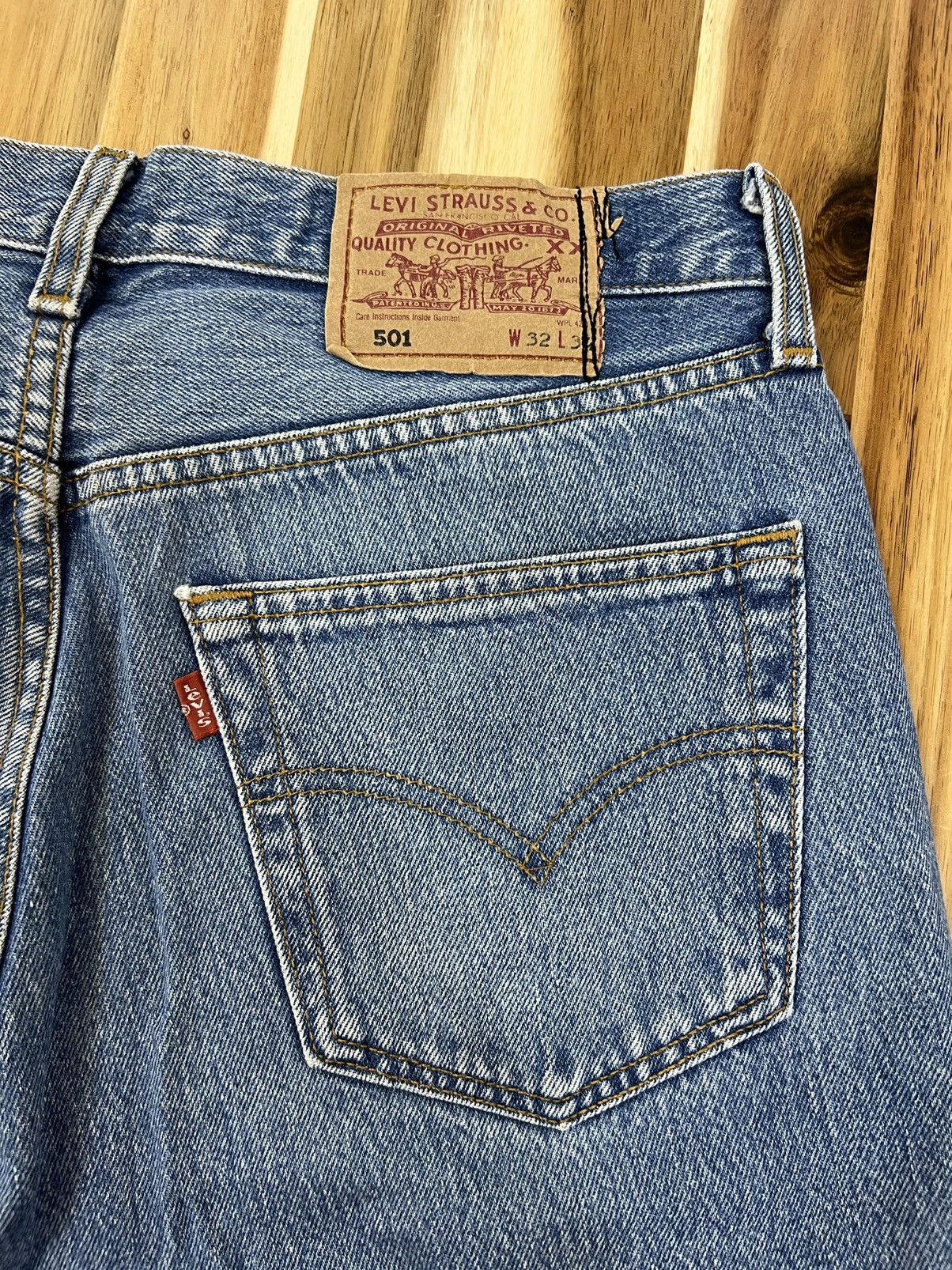 Levi's Levis 501 Button 273 Mickey Mouse Denim Jeans Size US 31 - 7 Thumbnail