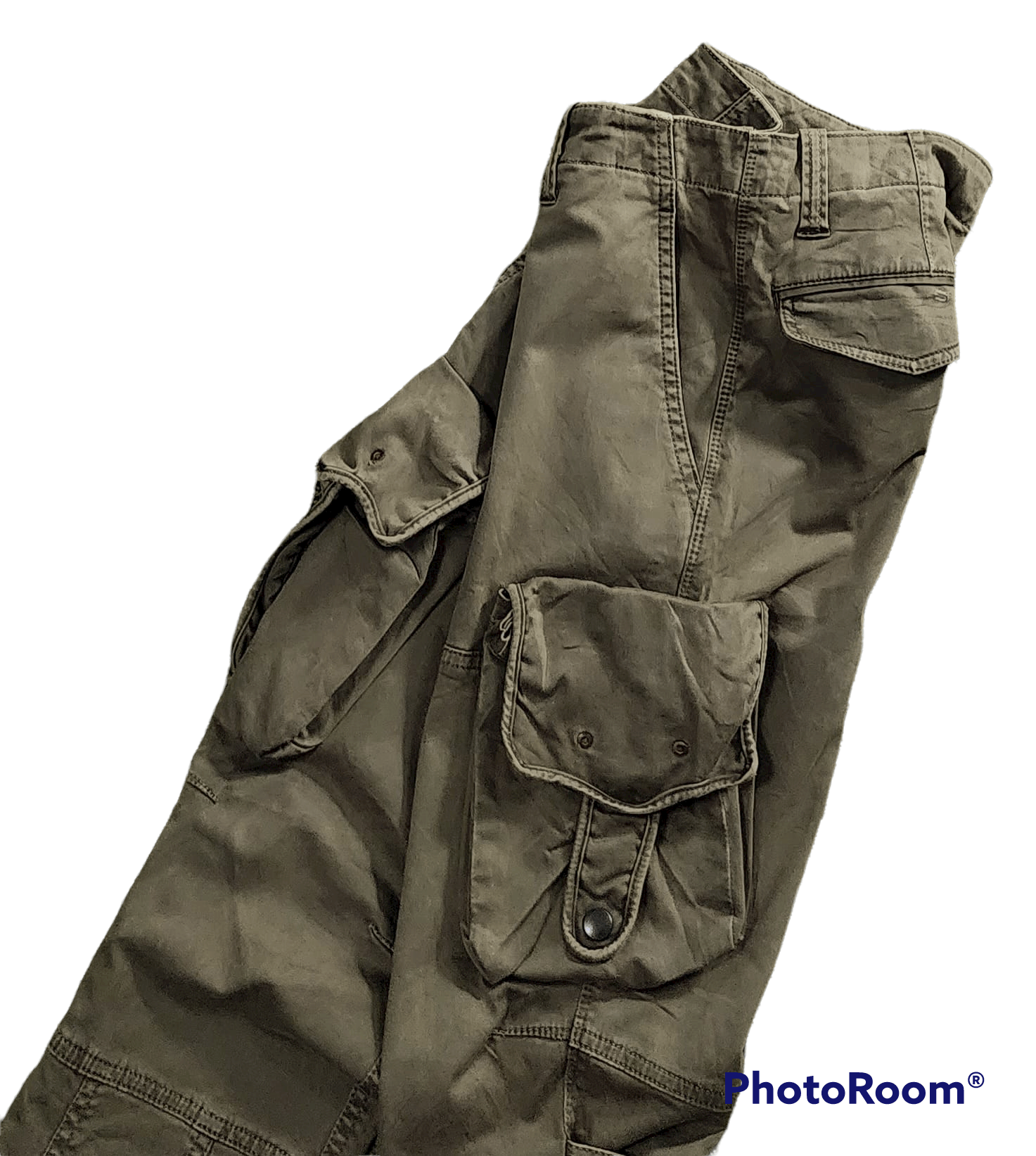 Designer × Japanese Brand × Tete Homme CP233 TETE HOMME 3D Pockets Military Streetwear Cargo Pant Size US 27 - 5 Thumbnail