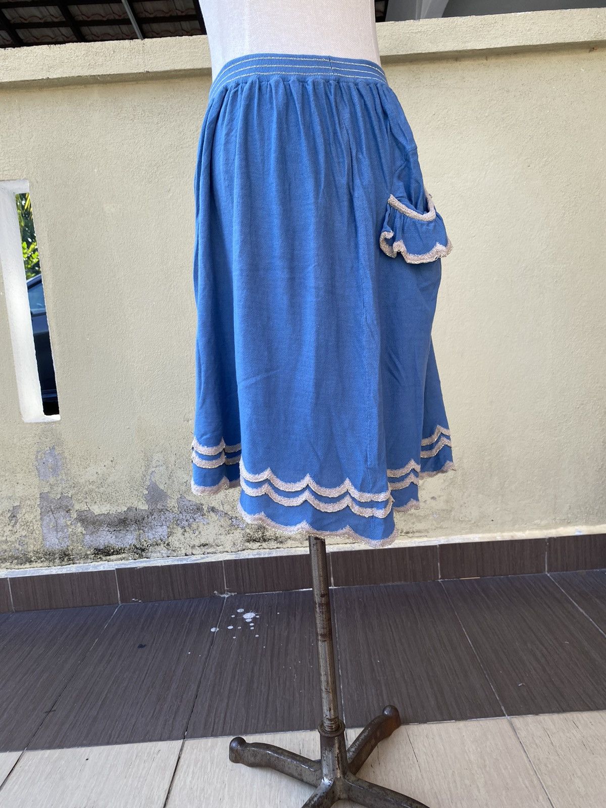 Issey Miyake blue skirt Size 28" / US 6 / IT 42 - 4 Thumbnail