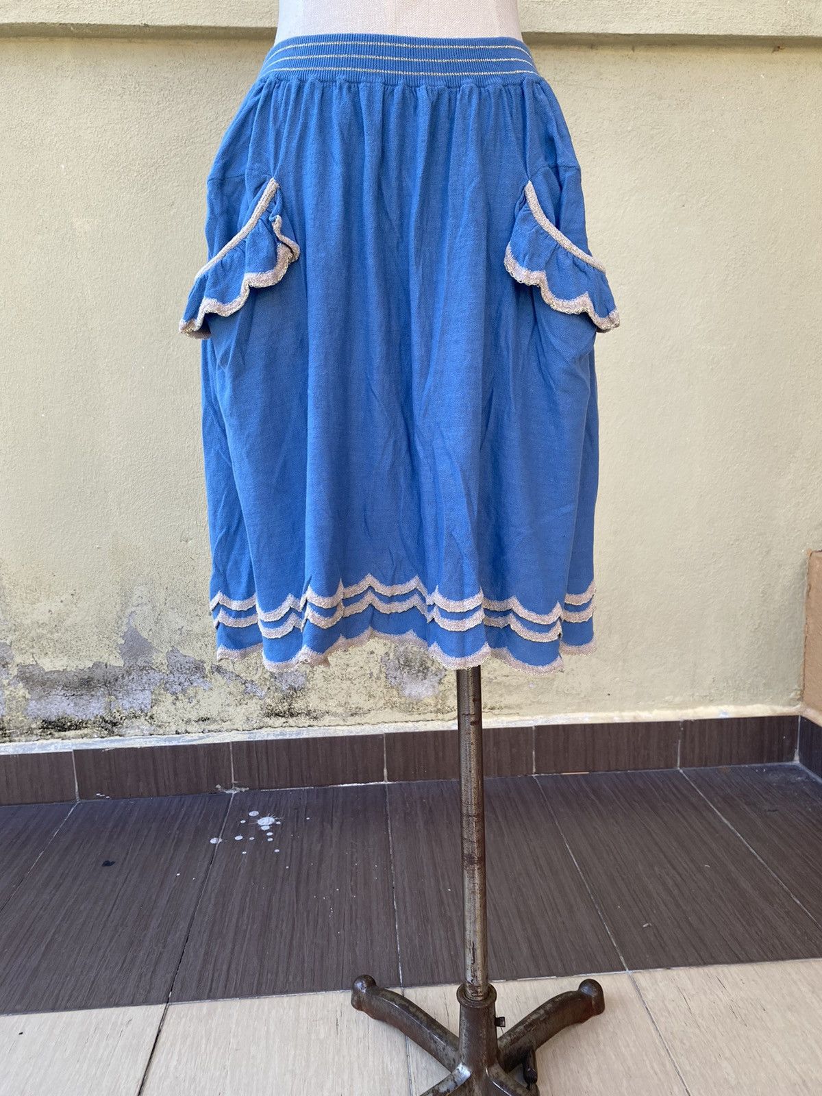 Issey Miyake blue skirt Size 28" / US 6 / IT 42 - 1 Thumbnail