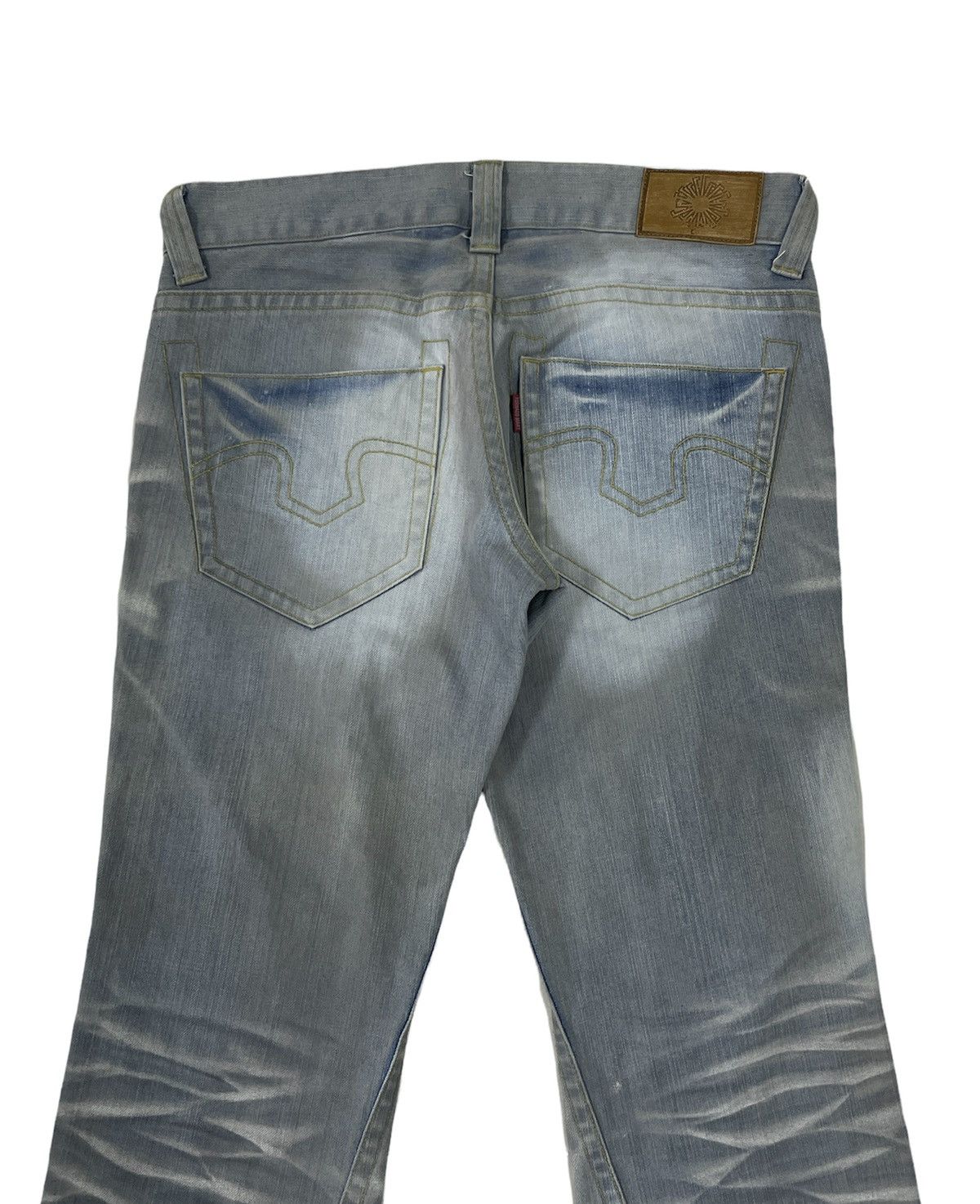 パンツ TORNADO MART white washd flare denim Tornado Mart Japan Flare Jeans