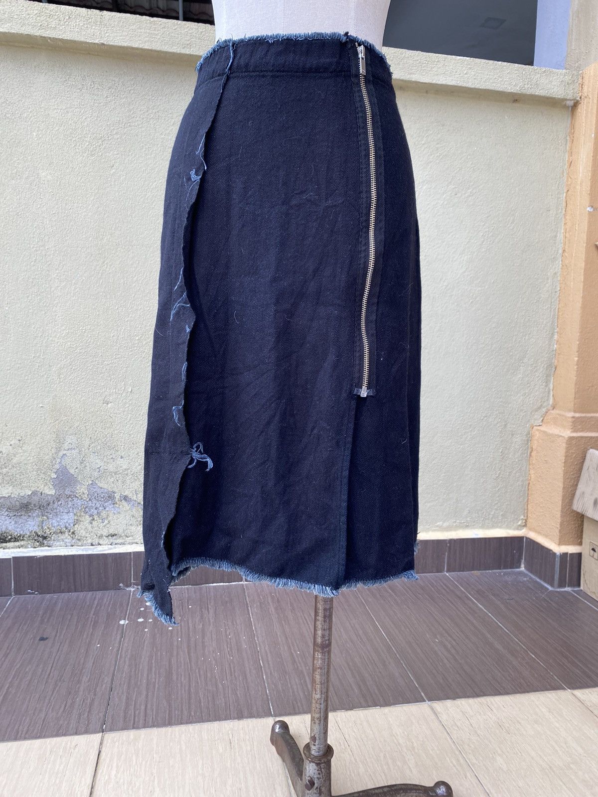indigo skirt