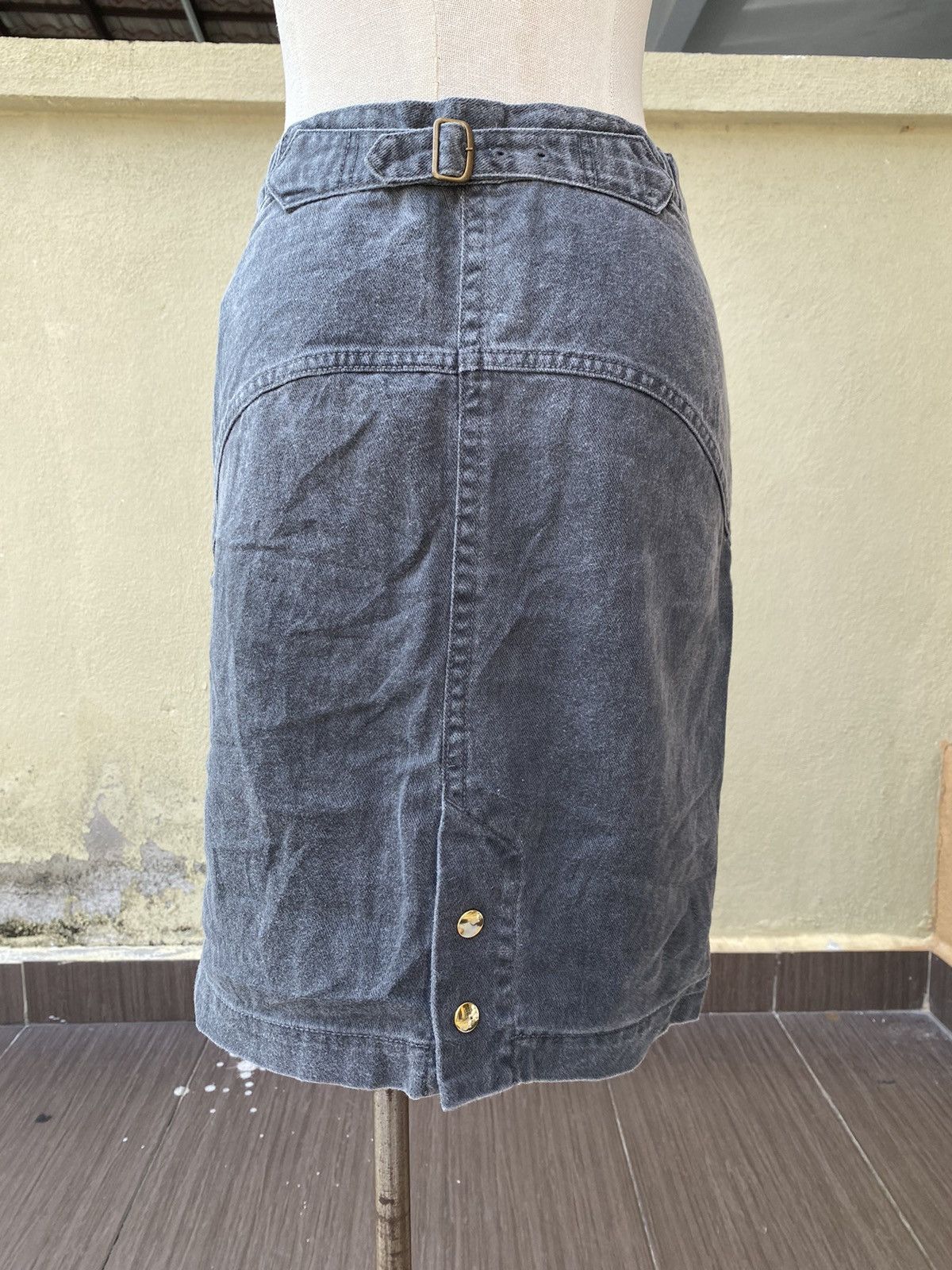 Issey Miyake denim skirt Size 29" - 4 Thumbnail