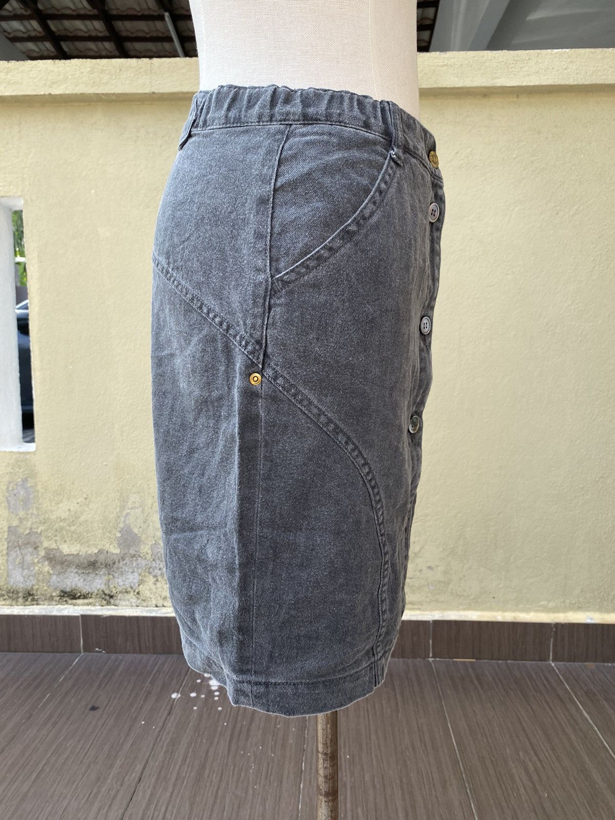 Issey Miyake denim skirt Size 29" - 5 Thumbnail