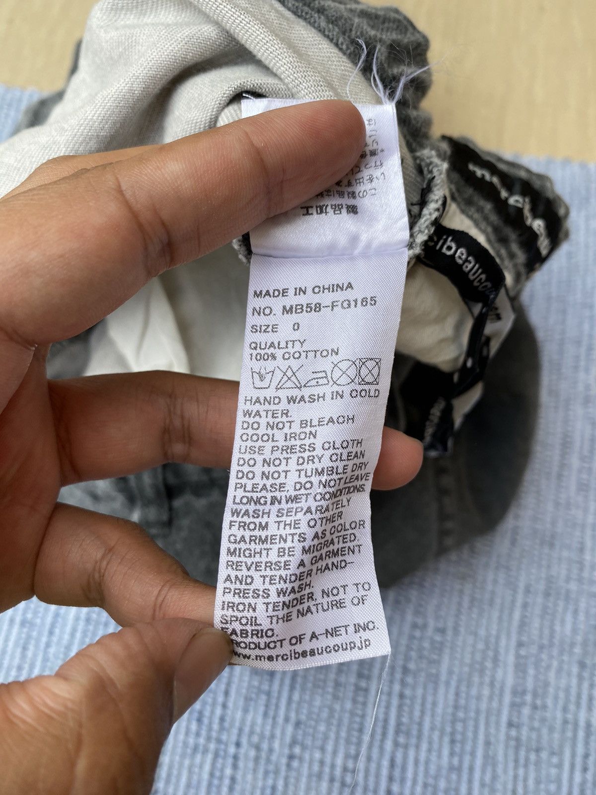 Issey Miyake denim skirt Size 29" - 9 Thumbnail