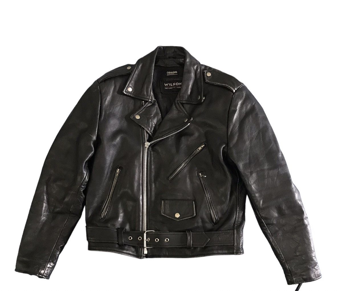 💥🇯🇵💥Vintage Wilson Leather Expert Double collar bikers jacket