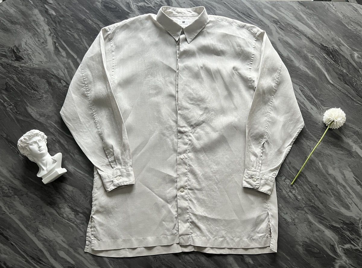Issey Miyake : Shirt Button Ups Rare Design Flip Pocket